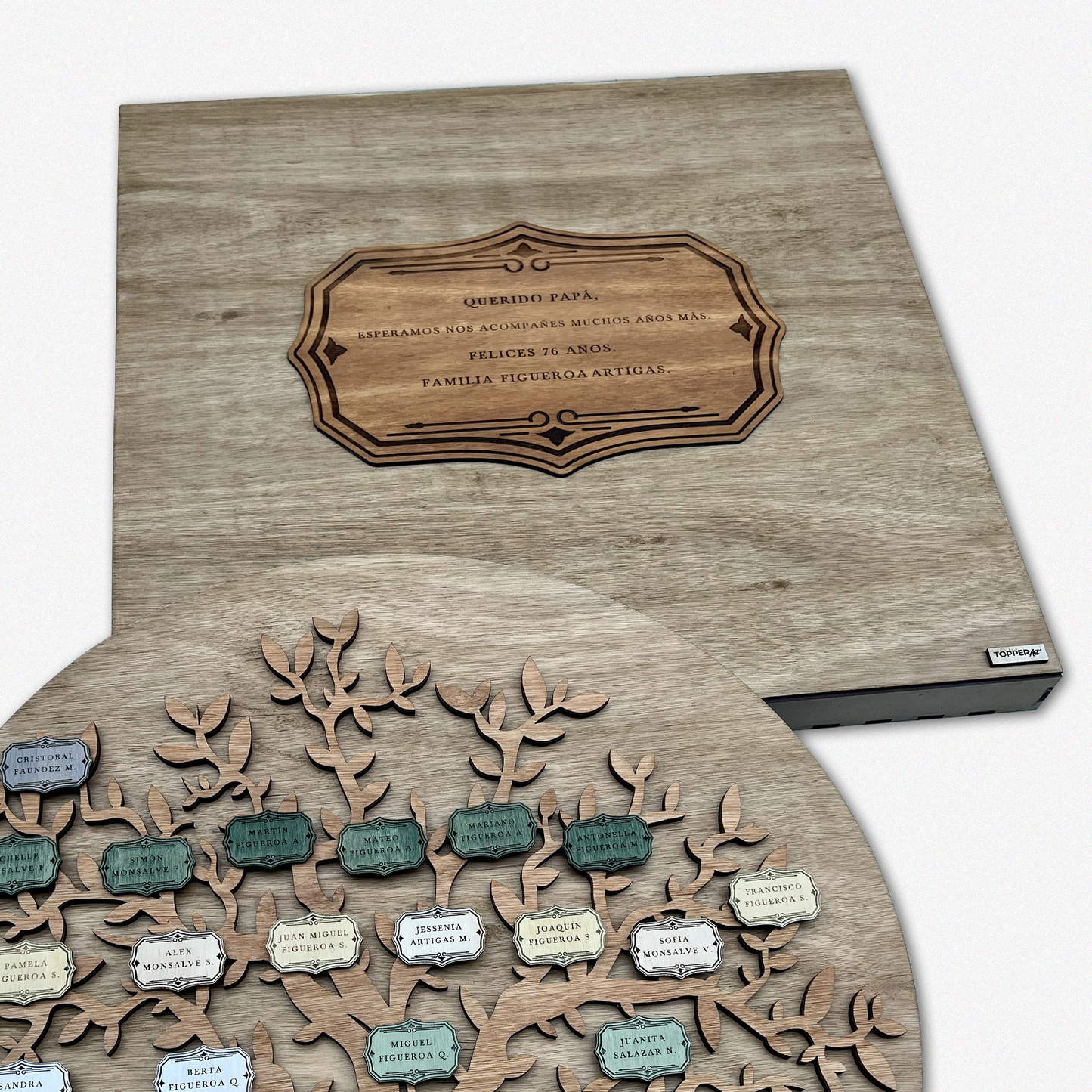 ÁRBOL GENEALÓGICO DE MADERA