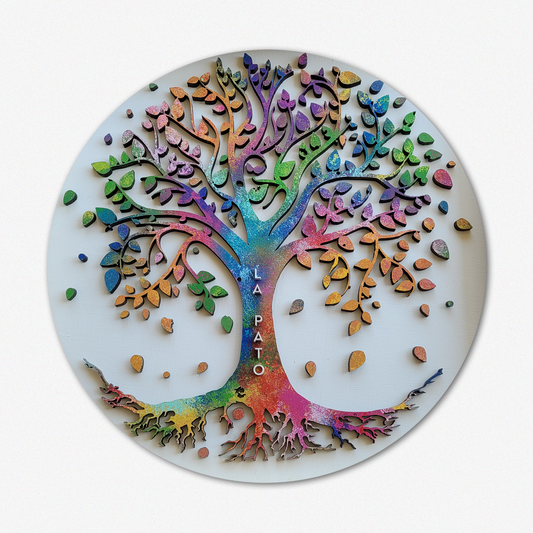 ÁRBOL DE LA VIDA MULTICOLOR