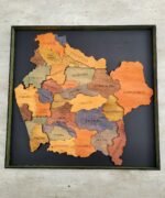 Mapa Región de la Araucanía de Madera 3D - Imagen 4