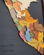 Mapa de Perú de Madera 3D - Imagen 2