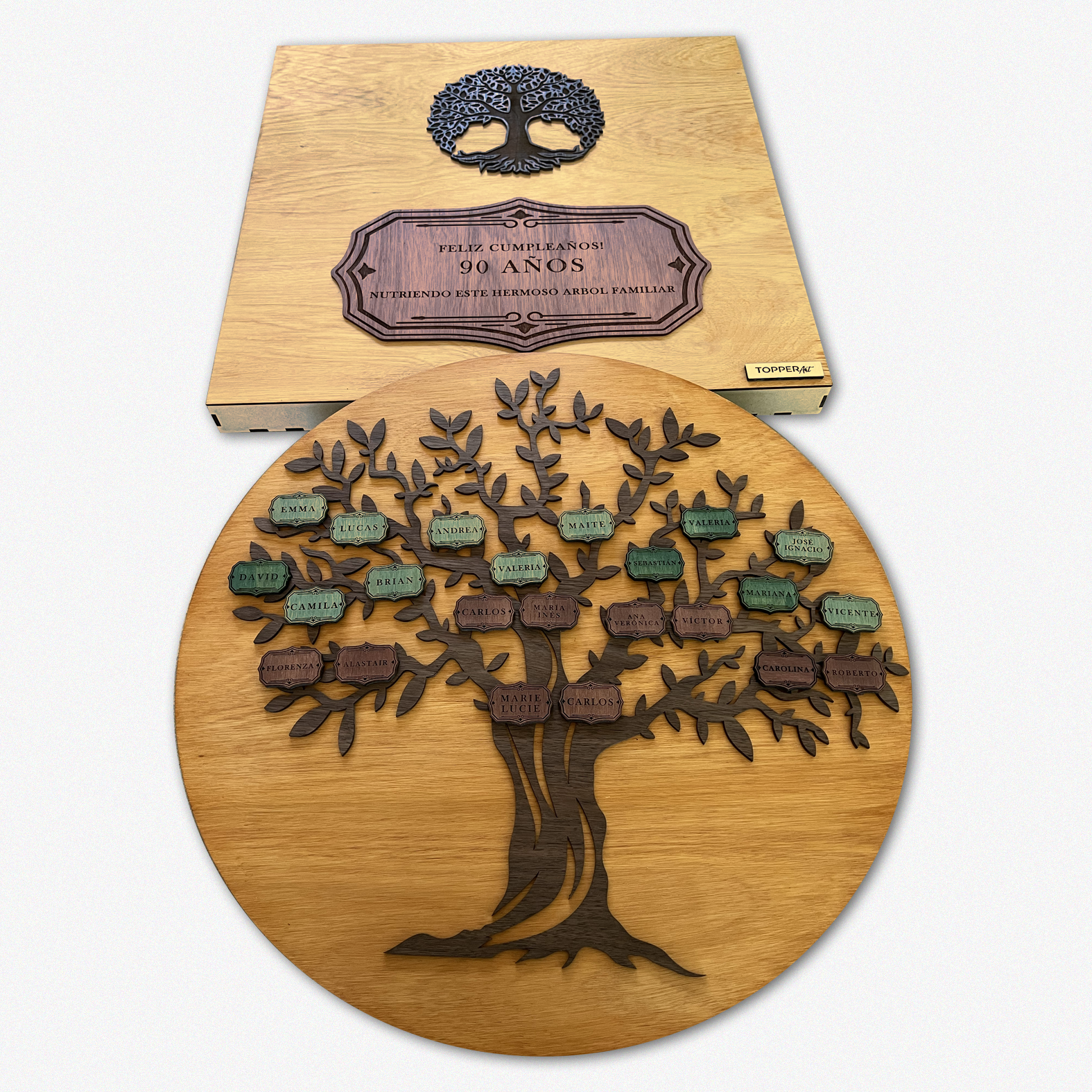 AG3 Árbol Genealógico de Madera - Imagen 3