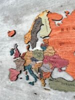Mapa de Europa de Madera 3D - Imagen 3