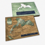 Mapa Archipiélago Juan Fernández de Madera 3D - Imagen 2