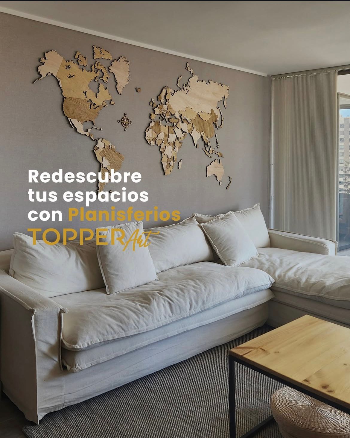 mapa artesanal madera casa