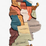 Mapa de Argentina de Madera 3D - Imagen 2