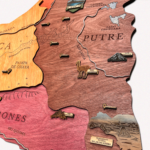 Mapa Región de Arica Geográfico de Madera 3D - Imagen 4