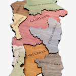 Mapa Región de Atacama de Madera 3D - Imagen 4