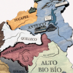 Mapa Región del Bio Bío Geográfico de Madera 3D - Imagen 2