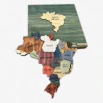 Mapa de Brasil de Madera 3D - Imagen 5
