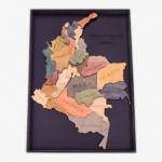 Mapa de Colombia de Madera 3D - Imagen 4