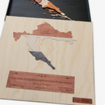 Mapa de Croacia de Madera 3D - Imagen 5