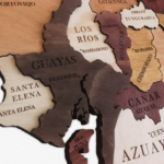 Mapa de Ecuador de Madera 3D - Imagen 2