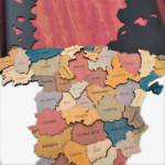 Mapa de España de Madera 3D - Imagen 3