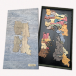 Mapa Región de Los Lagos Geográfico de Madera 3D - Imagen 4