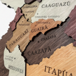 Mapa de Paraguay de Madera 3D - Imagen 3