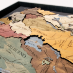 Mapa Región de Los Ríos Geográfico de Madera 3D - Imagen 3