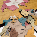 Mapa de Suiza de Madera 3D - Imagen 3