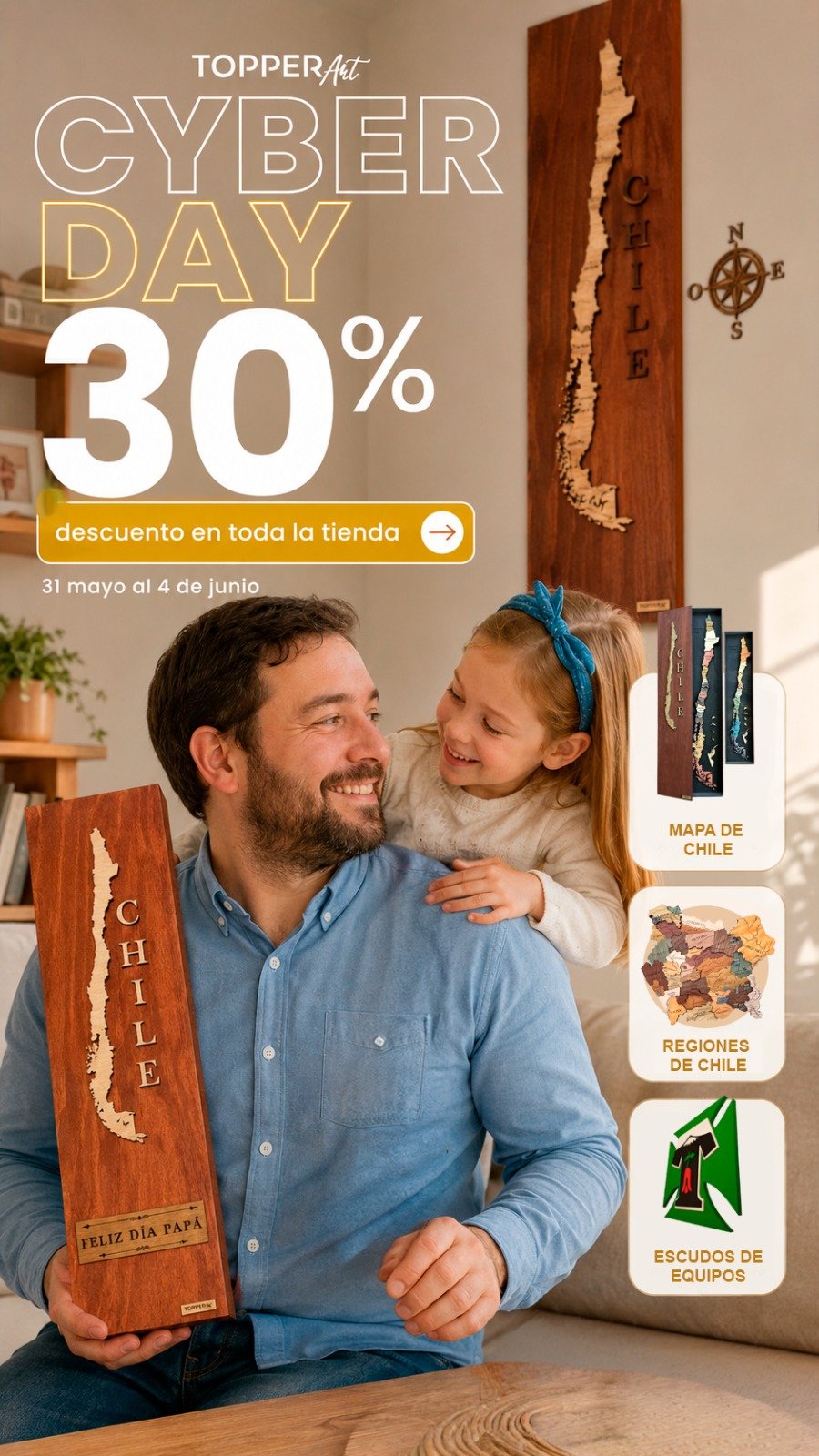 Cyber Day TopperArt - categorías de productos